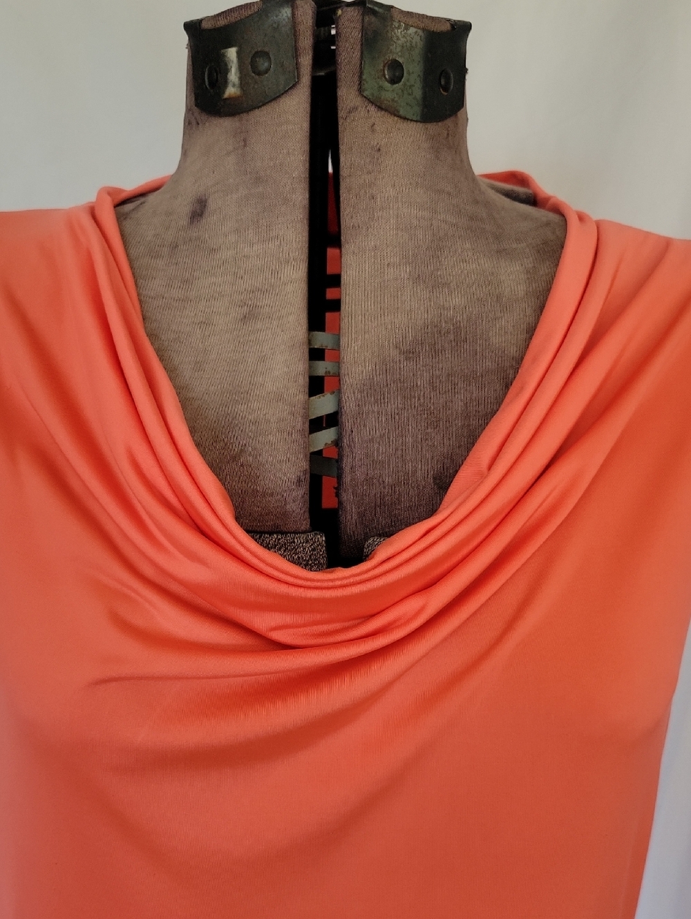Worthington Sleeveless Top Medium Orange - Picture 2 of 8